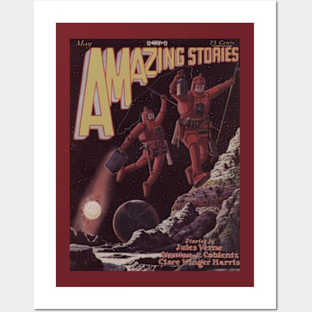 Amazing Stories 04 02 (faded) Wall Art by GloopTrekker